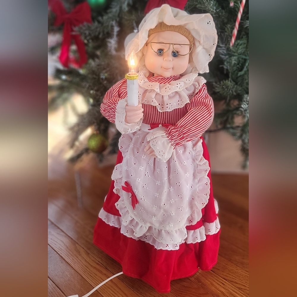 Vintage Motion-ettes if Christmas, 24" motion figure doll